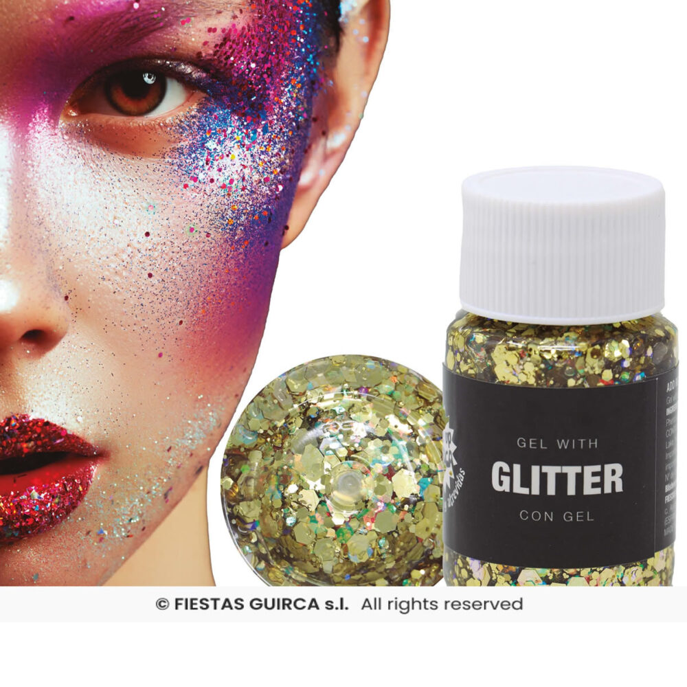 GEL PAILLETES OR