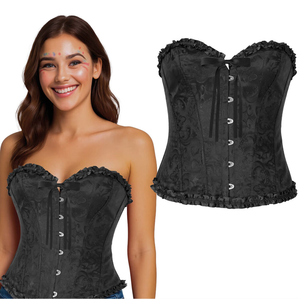 CORSET M NOIR MOTIFS