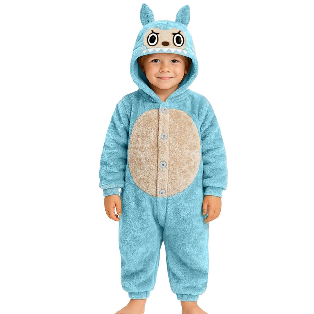 PYJAMA 7/9 ANS LULU MONSTER BLEU