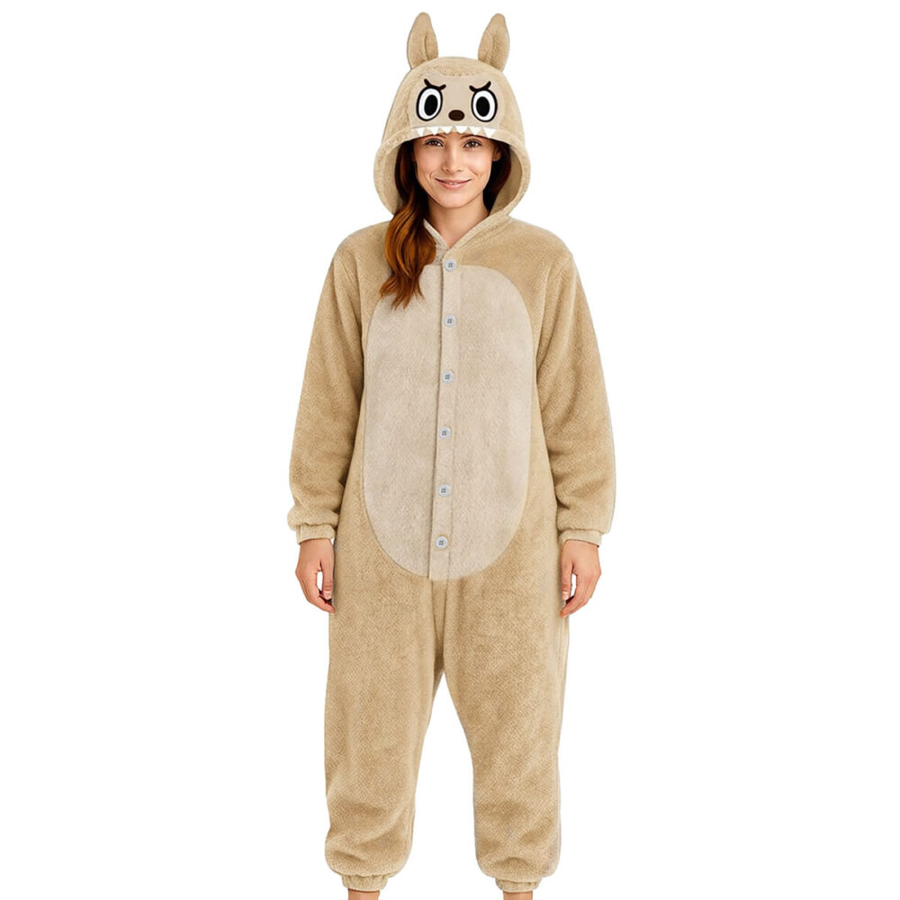 PYJAMA L LULU MONSTER BEIGE