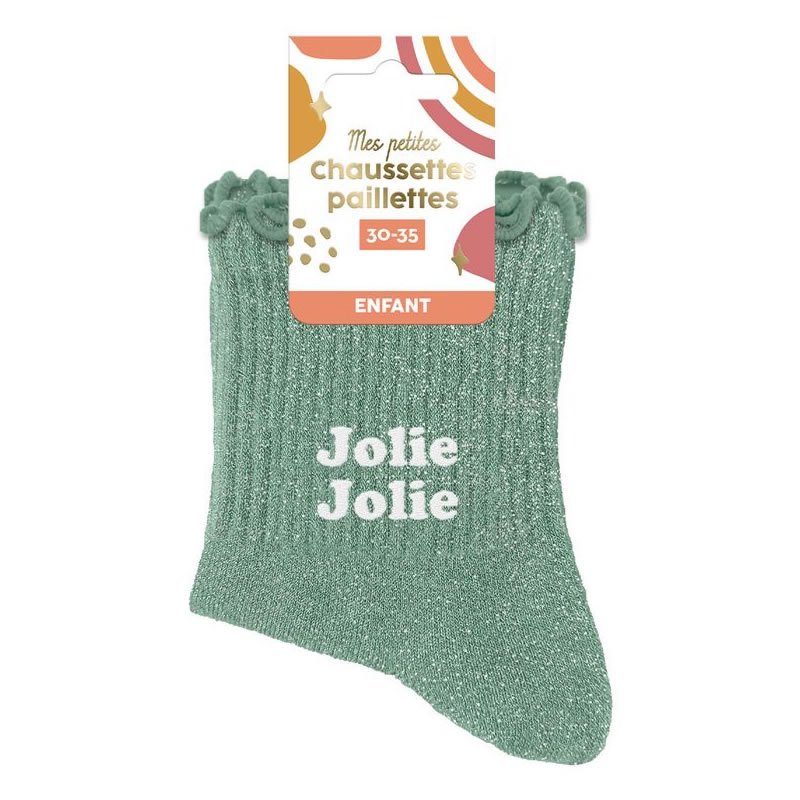 CHAUSSETTES JOLIE (6/10 ANS) PAILLETTES