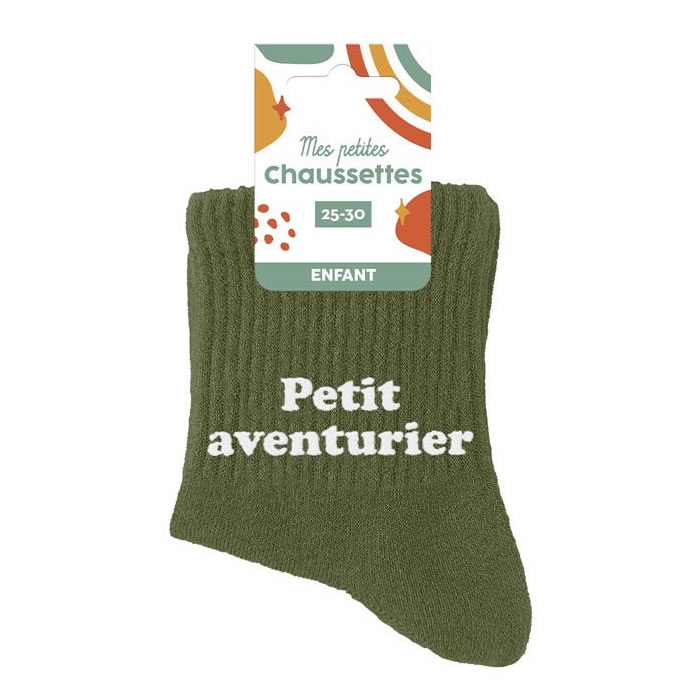 CHAUSSETTES PETIT AVENTURIER (3/6 ANS) GARÇON