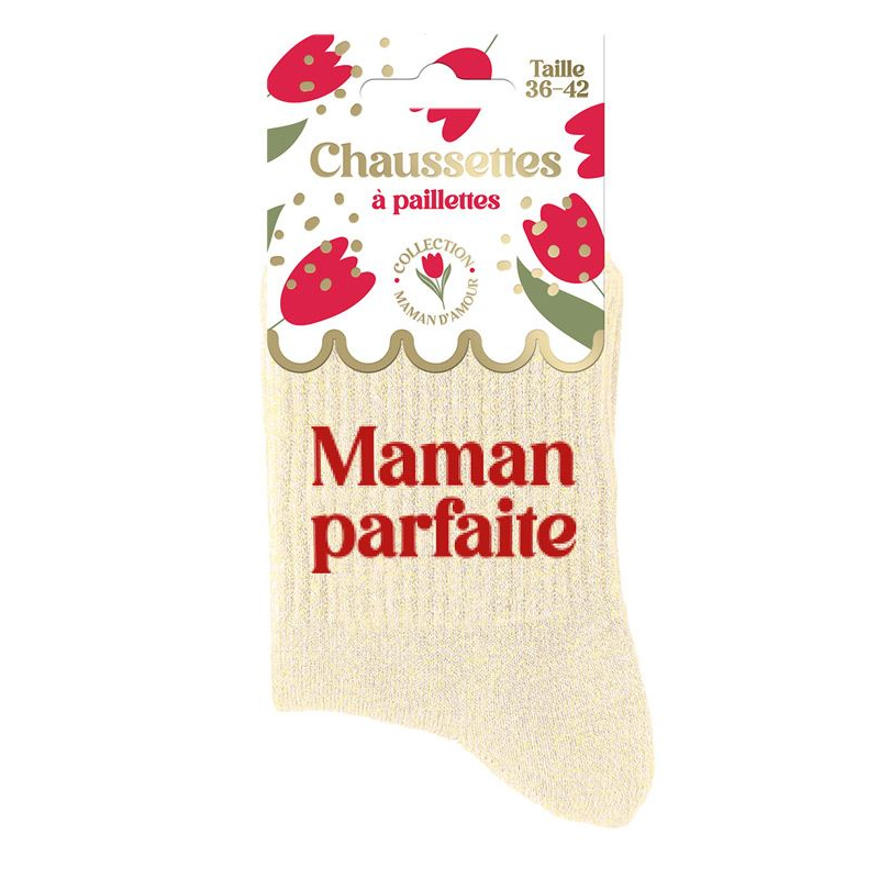 CHAUSSETTES PAILLETTES MAMAN PARFAITE