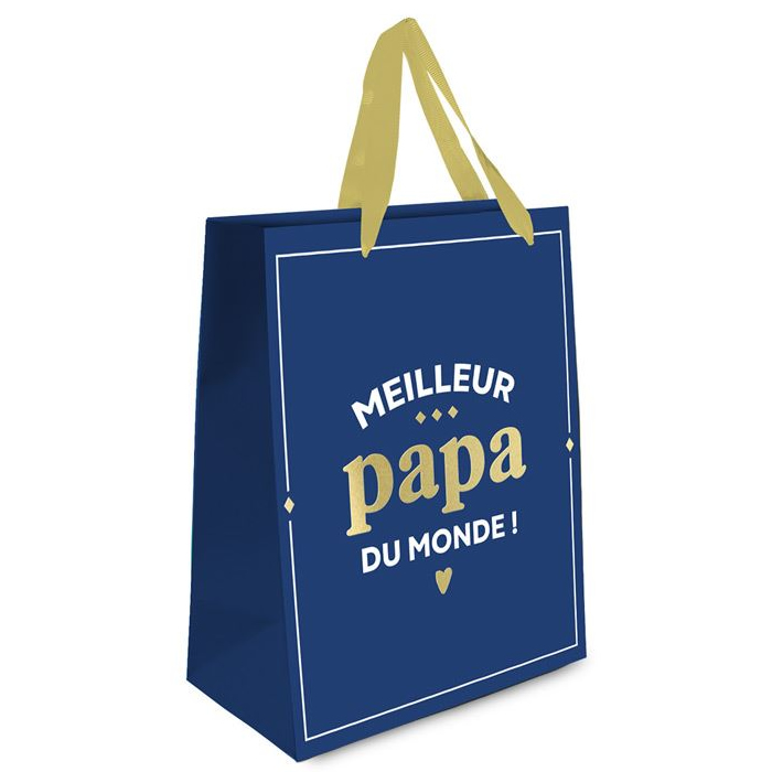 SAC CADEAU MEILLEUR PAPA (26CM)