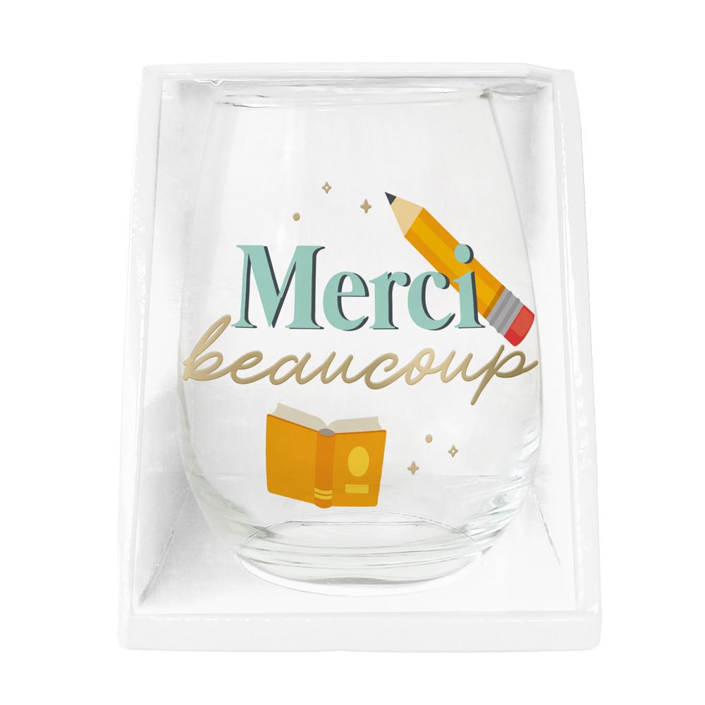 VERRE ROND MERCI BEAUCOUP