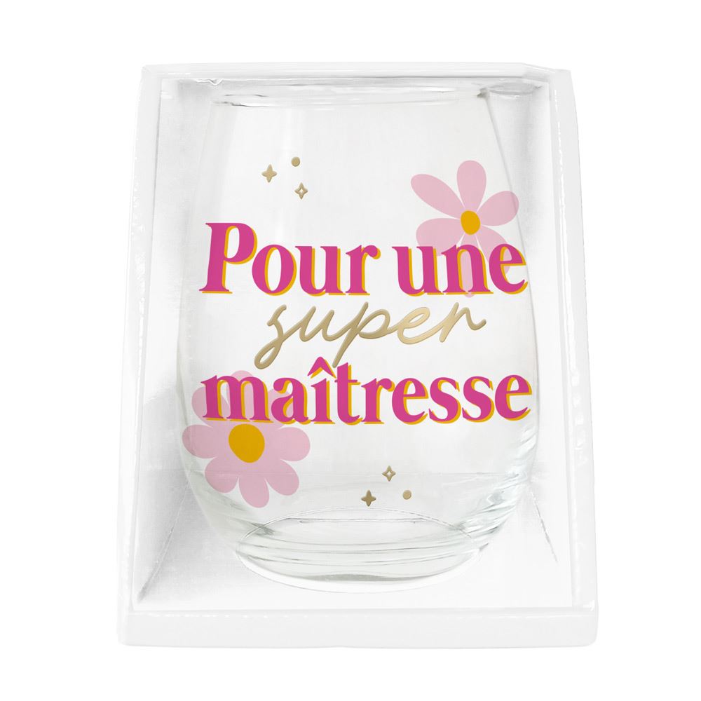 VERRE ROND SUPER MAÎTRESSE