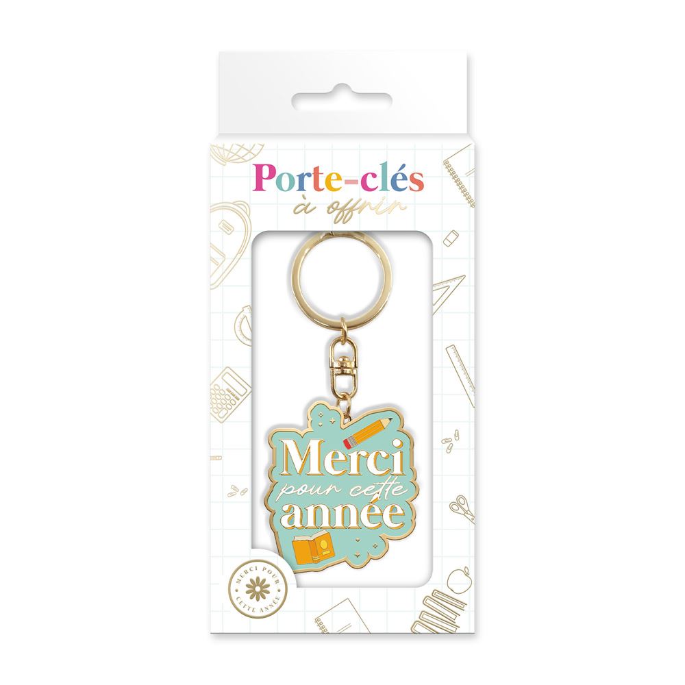PORTE-CLÉS MERCI POUR CETTE ANNÉE