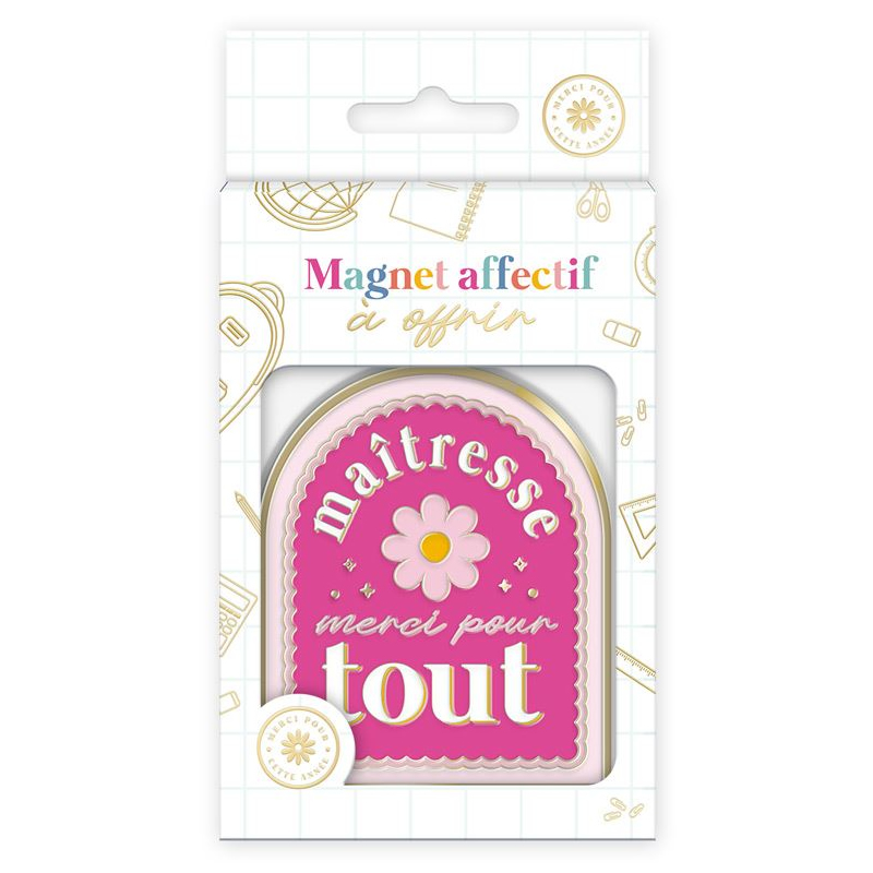 MAGNET MAÎTRESSE MERCI POUR TOUT