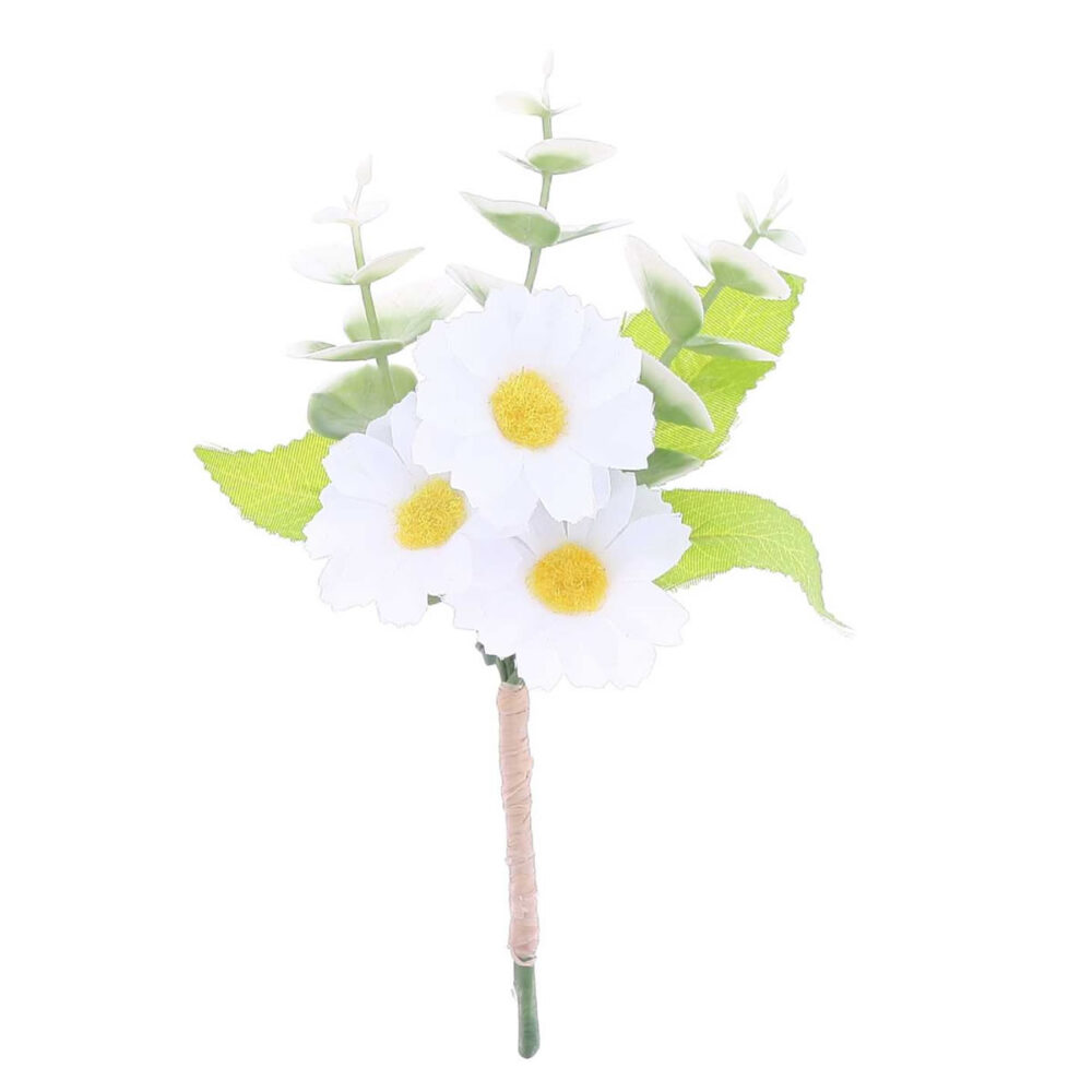 BRANCHE MARGUERITES EUCALYPTUS