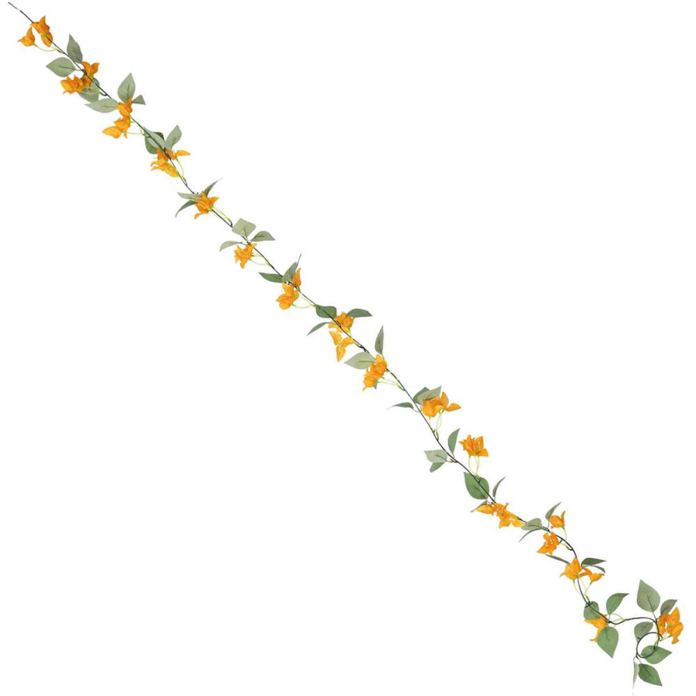 GUIRLANDE BOUGAINVILLIER ORANGE