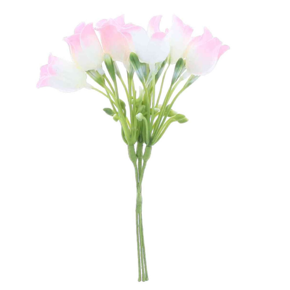 3 BOUQUETS TULIPES ROSES