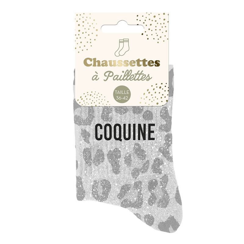 CHAUSSETTES PAILLETTES COQUINE