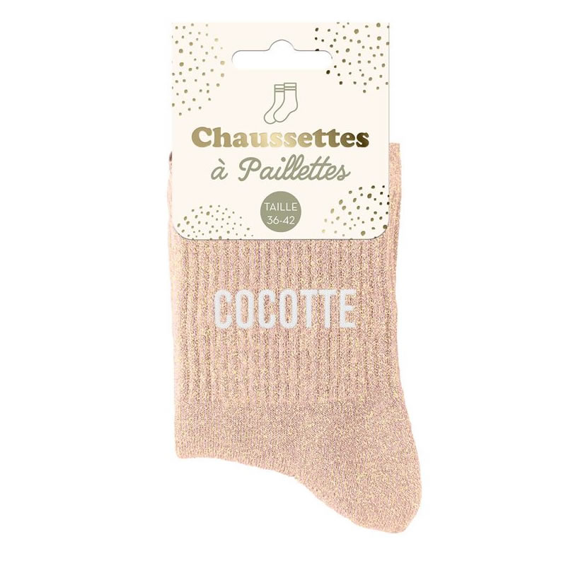 CHAUSSETTES PAILLETTES COCOTTE