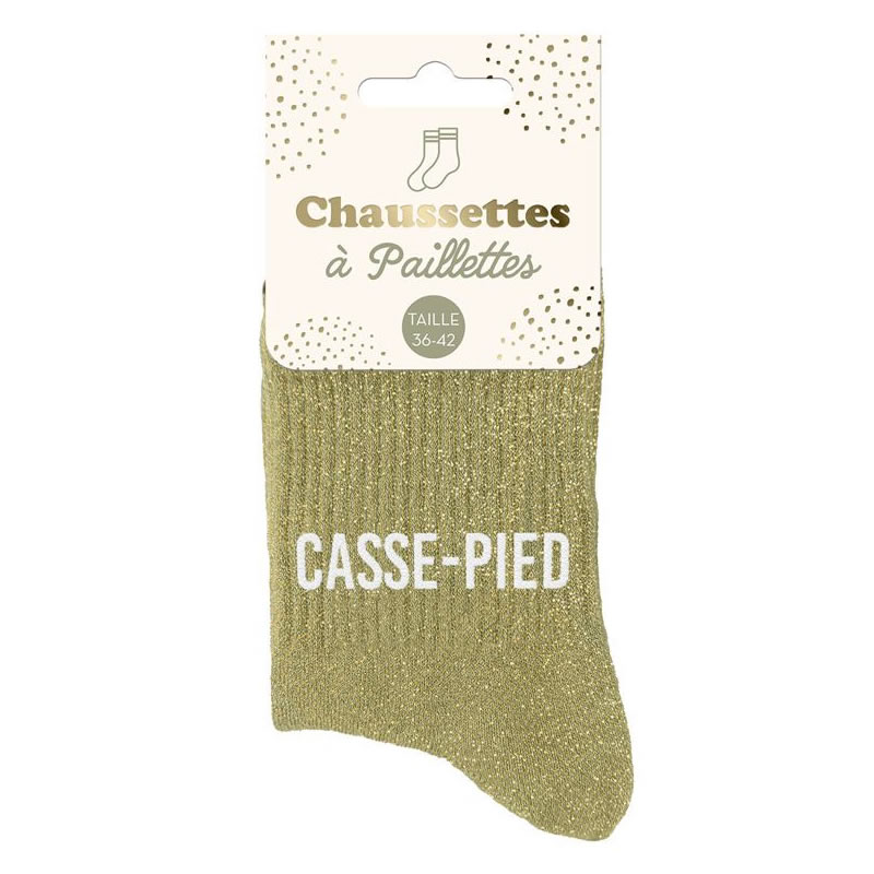 CHAUSSETTES PAILLETTES CASSE PIED