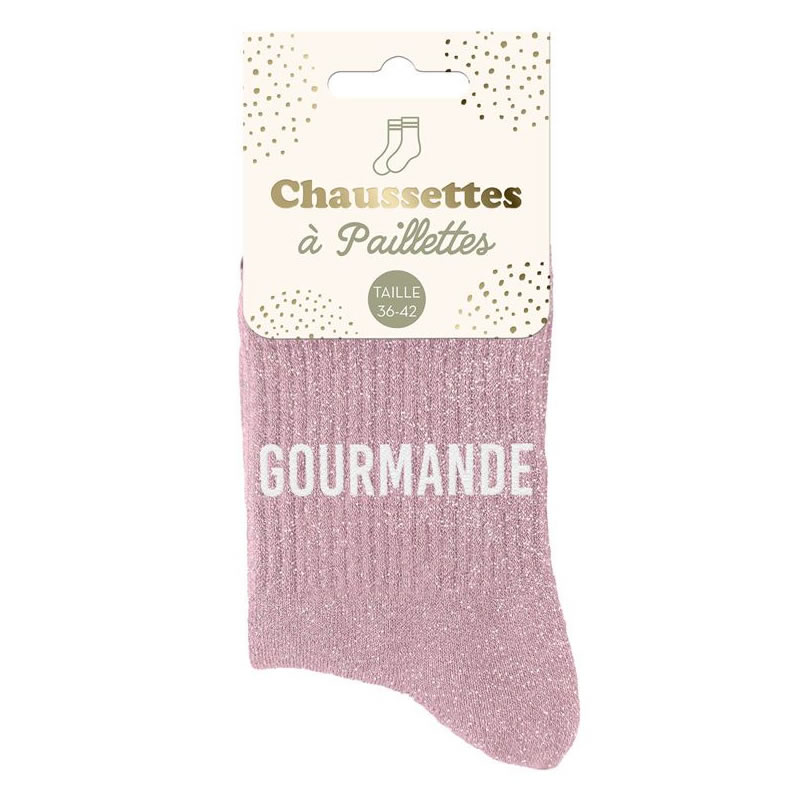 CHAUSSETTES PAILLETTES GOURMANDE