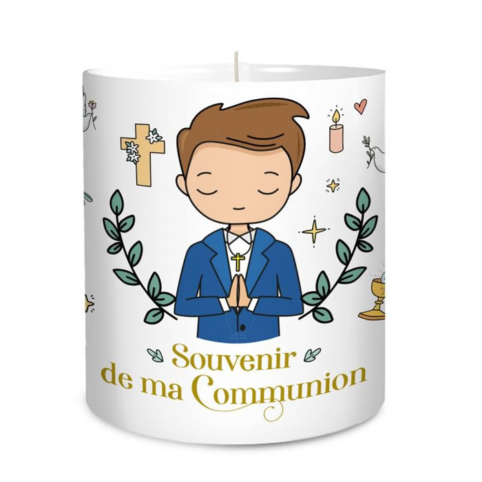 BOUGIE COMMUNION GARCON