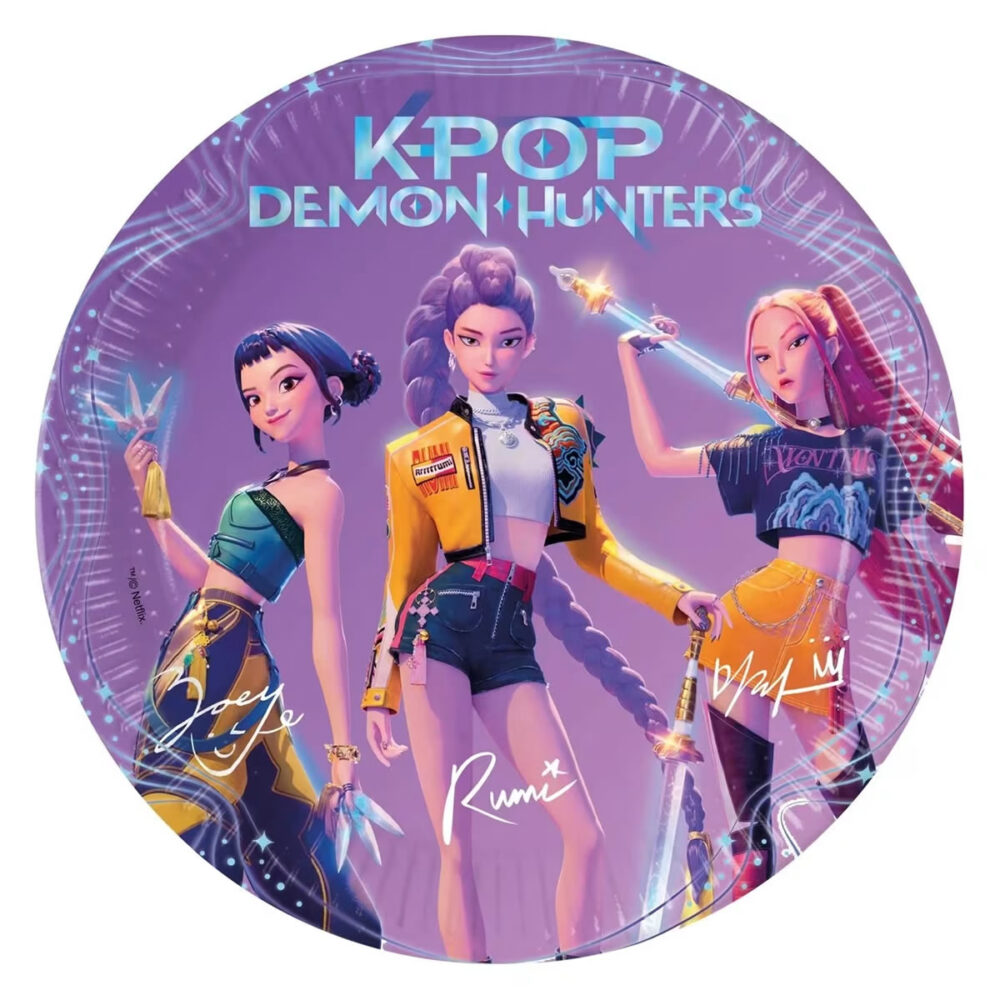 8 ASSIETTES K-POP DEMON