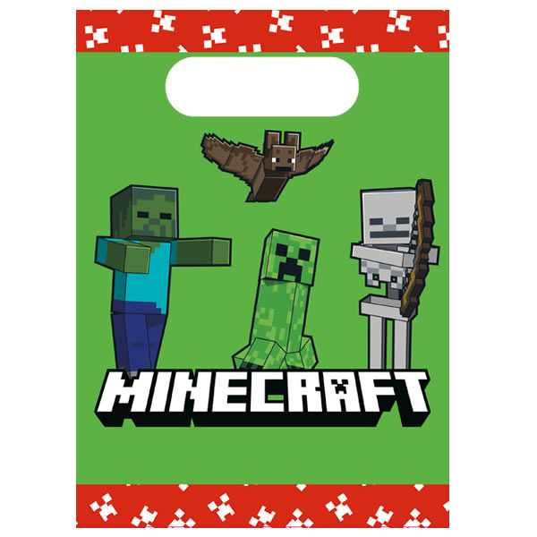 4 SACS CADEAUX MINECRAFT