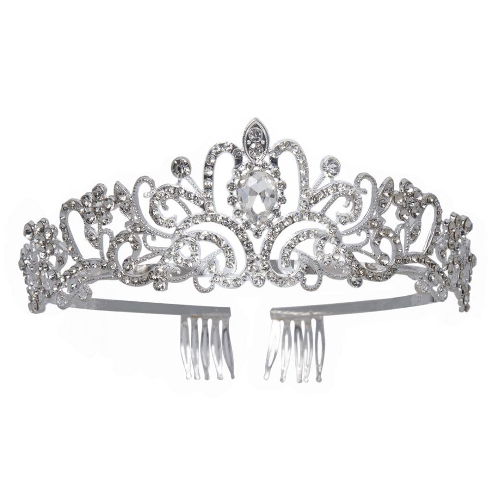 DIADÈME PRINCESSE MÉTAL ARGENT