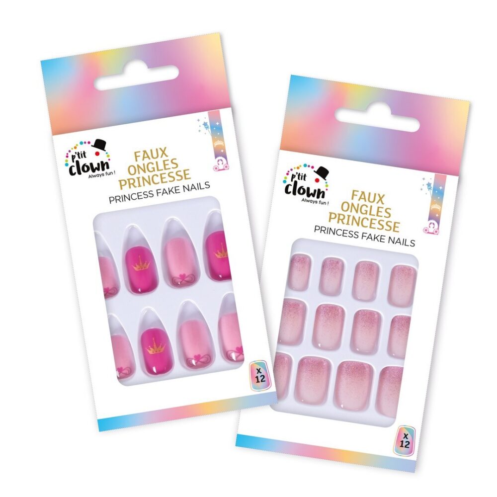 FAUX ONGLES PRINCESSE (2 MOD. AU CHOIX)