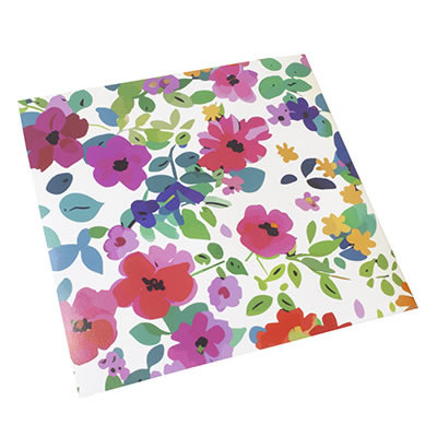 12 SERVIETTES FLOWER POWER