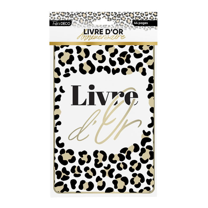 LIVRE D'OR LÉOPARD (44 PAGES)
