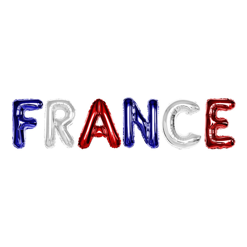 GUIRLANDE BALLONS LETTRES FRANCE