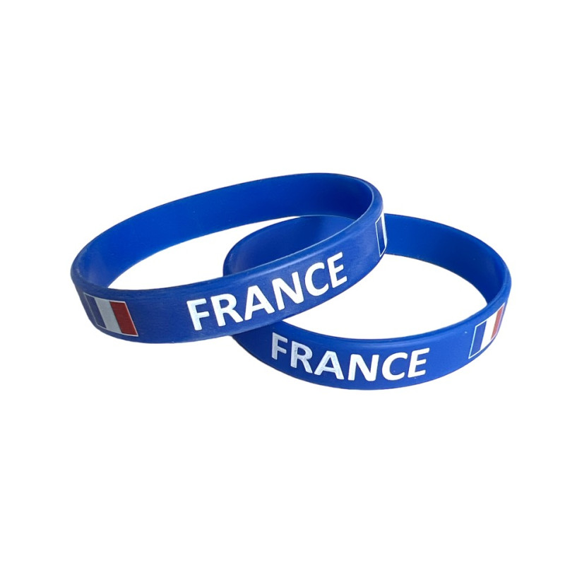 2 BRACELETS SUPPORTER FRANCE