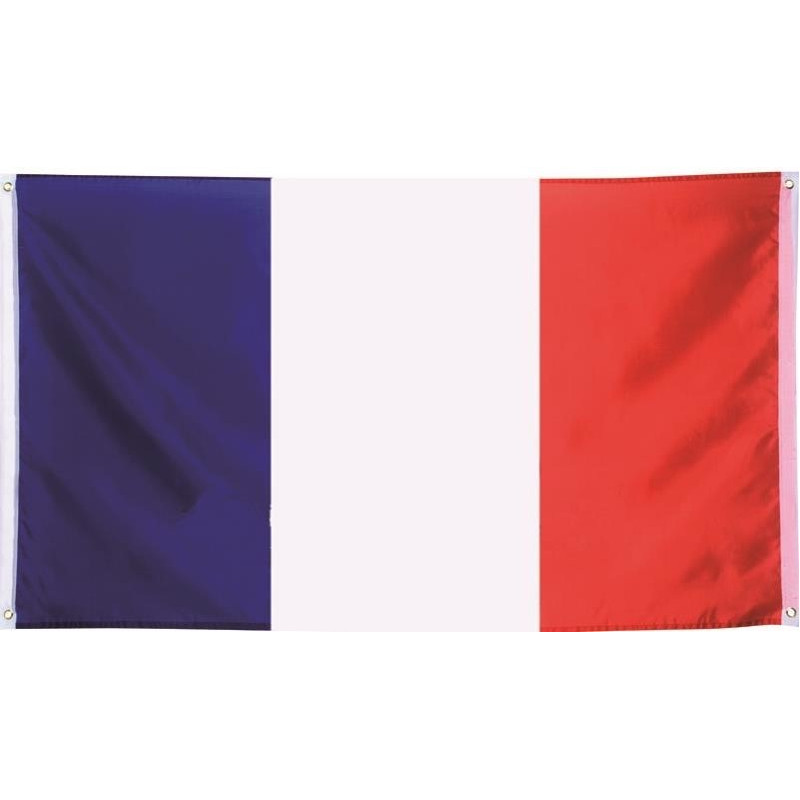 DRAPEAU FRANCE 4 OEILLETS