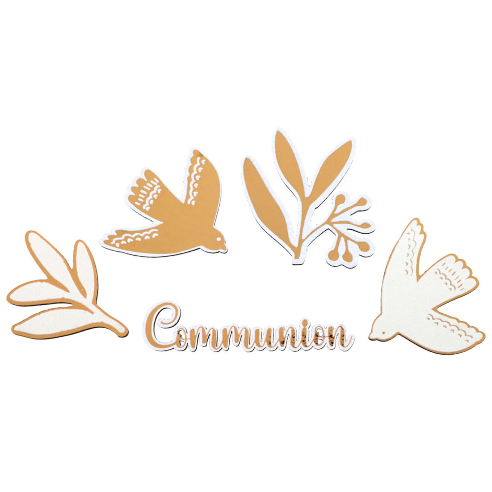 DÉCO DE TABLE COMMUNION BIRDY