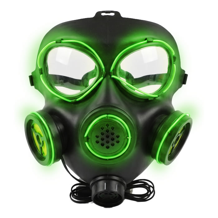 MASQUE À GAZ LED LUMINEUX