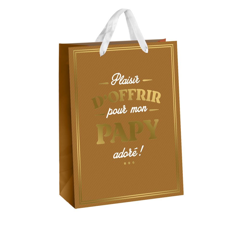 POCHETTE CADEAU PAPY ADORÉ (32CM)